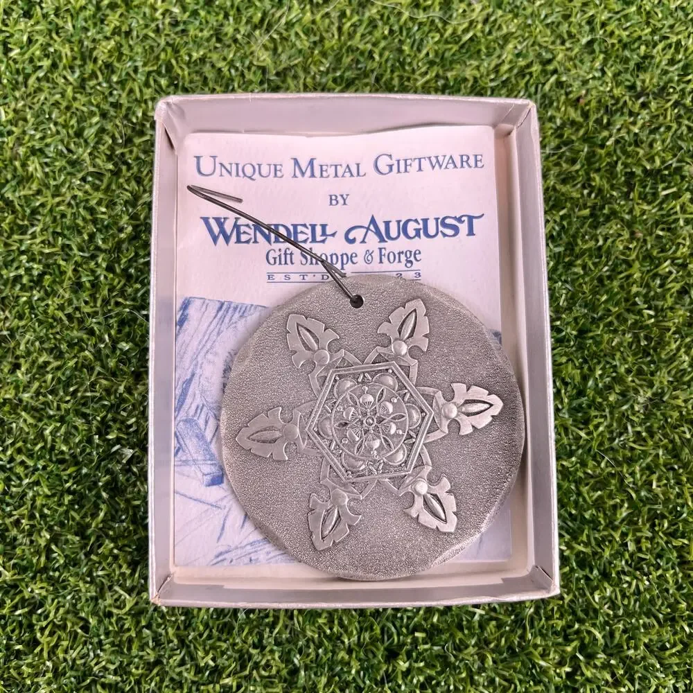 Wendell August Forge 2000 Snowflake Christmas Ornament